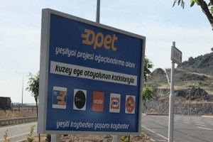 OPET’te kağıt slip dönemi sona eriyor yerine fidanlar dikiliyor