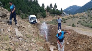 İbradı Başlar’da basınç düşüklüğü sorunu çözüldü