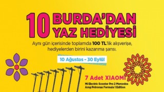 10 Burda AVM’den Muhteşem 10 Yaz Hediyesi