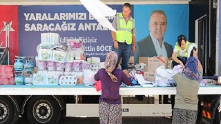 Antalya Büyükşehir Belediyesi’nden yangın bölgesine mobil destek