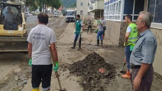 Giresun Belediyesi Afet Bölgesinde