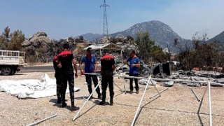 Maltepe Belediyesi ekipleri Marmaris’te yangınla savaşıyor