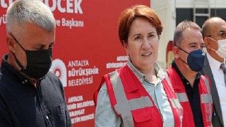 Meral Akşener Manavgat Afet Yönetim Merkezini Ziyaret Etti