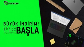 Tarihin En Büyük İndirimleri Monster Notebook’ta “Okula Dönüş Kampanyası” ile Başladı!