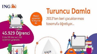 ING Türkiye “Turuncu Damla” finansal okuryazarlık programı ile 46 bin çocuğa ulaştı