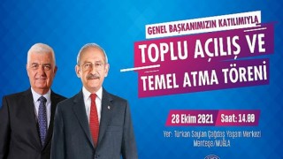 Kılıçdaroğlu, Büyükşehir Yatırımları İçin Muğla’ya Geliyor