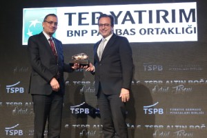 TEB Yatırım, “En Yaratıcı Sermaye Piyasası Projesi Ödülü”nün sahibi oldu