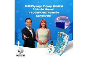 Geleneksel Milli Piyango yılbaşı çekilişi  Kanal D ekranlarında!