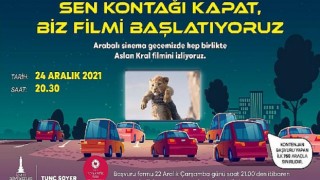 İzmir’de arabalı sinema keyfi