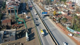 Kuruçeşme tramvay projesi betonarme imalatlarıyla sürüyor