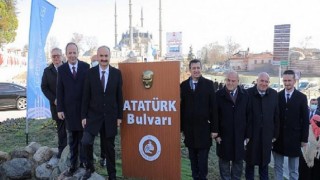 Türkiye’nin en uzun Atatürk Bulvarı açıldı