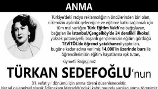 Türk Eğitim Vakfı (TEV)’dan Türkan Sedefoğlu için YouTube’ta anma töreni