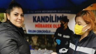 Aydın Büyükşehir Belediyesi’nden Regaip Kandili’nde Helva İkramı