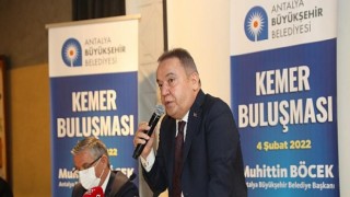 Başkan Böcek Kemer’de