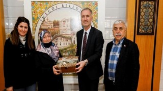 Başkan Taban’dan İnegöl’ün Adile Naşit’ini Makamında Ağırladı