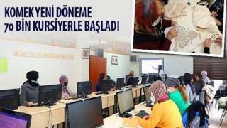 KOMEK Yeni Döneme 70 Bin Kursiyerle Başladı