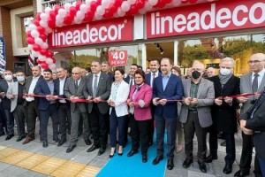 Lineadecor Mağazası törenle açıldı