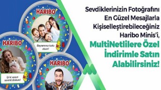 MultiNet’lilere Haribo’dan tasarımı kişiselleştirilebilen Haribo Minis!