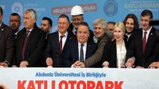 Akdeniz Üniversitesi Hastanesi katlı otoparkın temeli atıldı