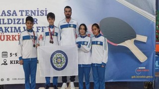 Büyükşehir Masa Tenisi Sporcusu Türkiye 3’üncüsü Oldu