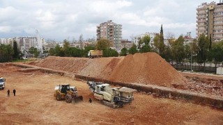 Tıp Fakültesi Otoparkına kavuşuyor Temel kazısı yüzde 95 tamamlandı