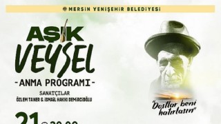 Yenişehir Belediyesinden Aşık Veysel’i anma programı