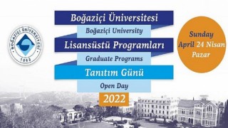 Boğaziçi Üniversitesi Lisansüstü Programları Tanıtım Günü 24 Nisan’da çevrimiçi