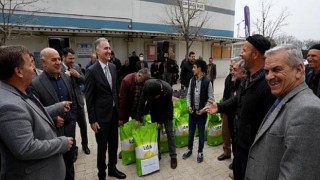 İnegöl Belediyesi’nden Yağlık Ayçiçeği Üretimine Dev Destek