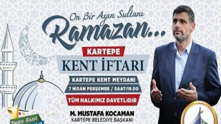 Kartepe’nin Geleneksel Kent İftarı 7 Nisan’da