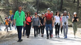 Yeşilçam yolunda doğa yürüyüşü düzenlendi