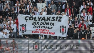 Beşiktaş-Fenerbahçe Derbisinde Anlamlı Pankart