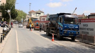 Darıca İstasyon Caddesi’nde yol onarımı