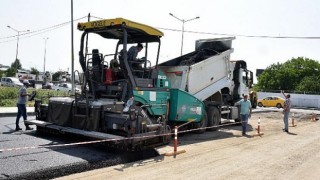 Havaların Isınmasıyla Asfalt Serim Çalışmaları Hızlandı