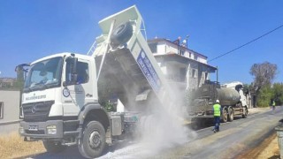 Bodrum Mumcular Mahalle yolu asfaltlandı