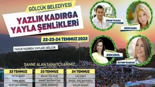 Gölcük Belediyesi Yazlık Kadırga Şenlikleri 22-23-24 Temmuz’da