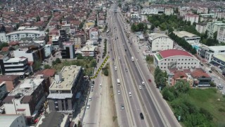 İzmit yönüne gidiş için yeni bağlantı yolu