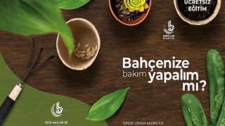 Bağcılar’da “Bahçe Bakım” kursu açıldı