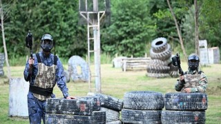 Başkan Kocaman Gençlerle Paintball Oynadı