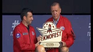 YÖK Başkanı Prof. Dr. Özvar, TEKNOFEST Karadeniz’de EÜ standını ziyaret etti