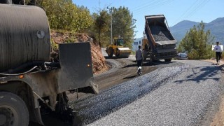 Alanya Üzümlü yolu asfaltlandı