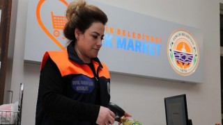 Gemlik’teki bu markette para geçmiyor