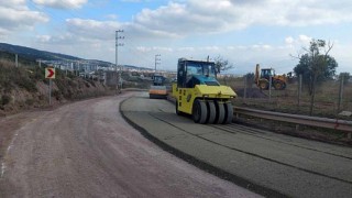 Körfez İlimtepe yolu asfaltlanıyor