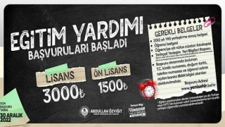 Yenişehir Belediyesinin eğitim yardımı başvuruları başladı