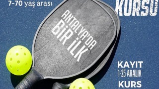 Antalya Büyükşehir Belediyesi Pickleball kursu düzenleyecek