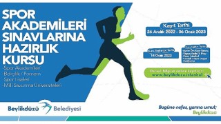 Beylikdüzü Belediyesi Spor Akademilerine Hazırlananlara Kurs Desteği