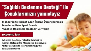 Menderes Belediyesi yüzleri güldürmeye devam ediyor