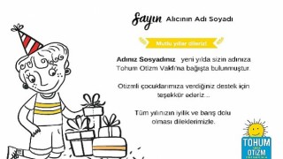 Yeni Yıl Hediyeleri Otizmli Çocuklar için Eğitime Dönüşüyor