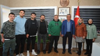 Yeşil Kemerspor&#39;dan Başkan Topaloğlu&#39;na ziyaret