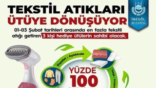 Tekstil Atıkları İnegöl Belediyesi İle Ütüye Dönüşüyor