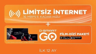 D-Smart GO nun eğlence dolu dünyası ikili paket fırsatıyla kullanıcılarını bekliyor